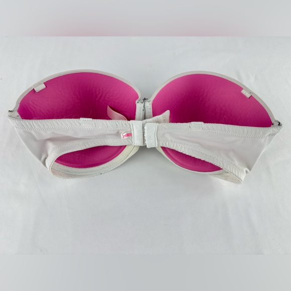PINK Victoria's Secret White Strapless Bra - Picture 2 of 7